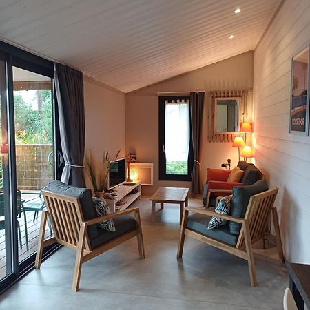 Chalet La Lande Ondres Bagian luar foto