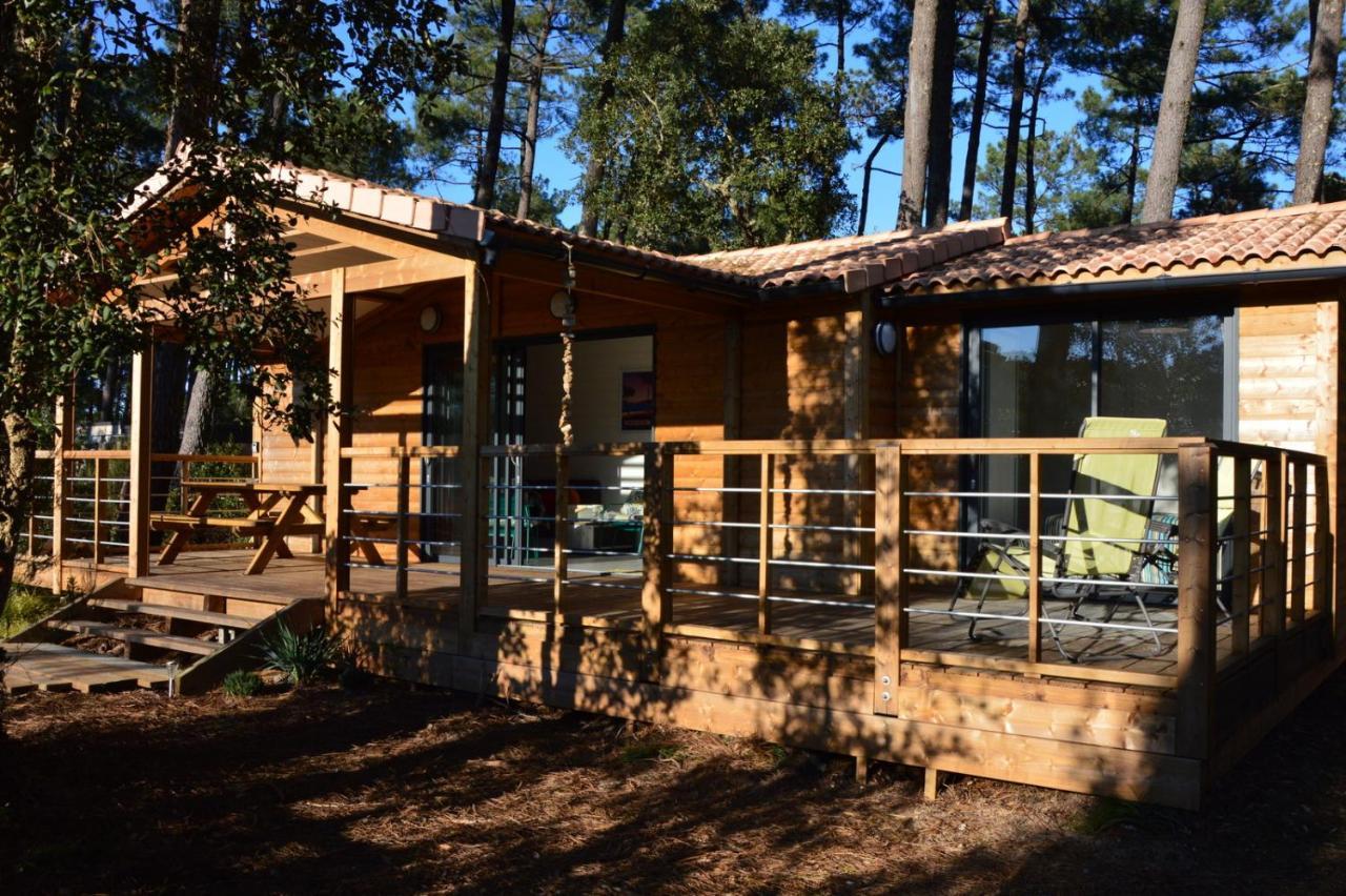 Chalet La Lande Ondres Bagian luar foto