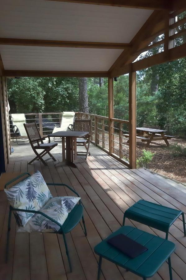 Chalet La Lande Ondres Bagian luar foto