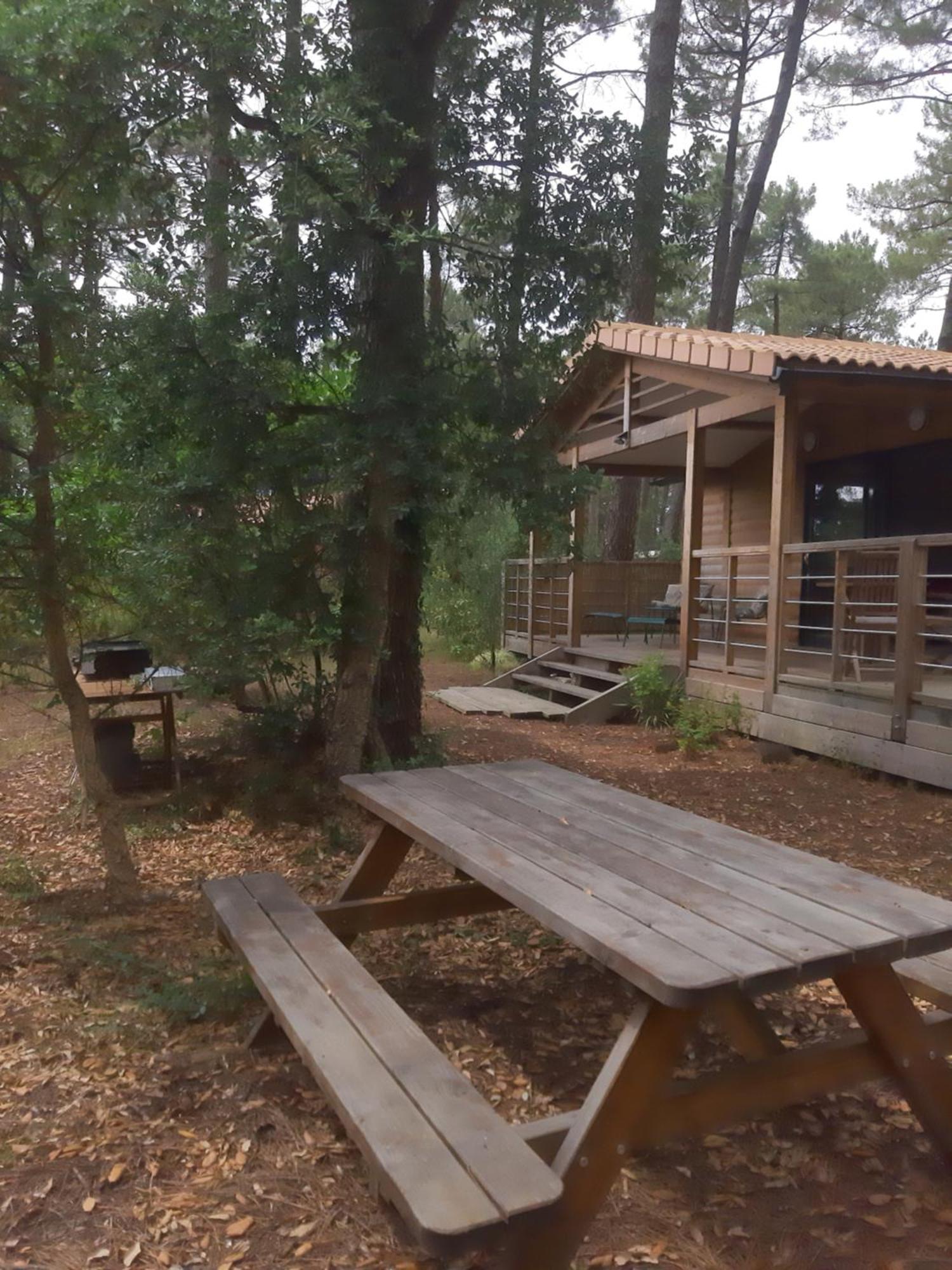 Chalet La Lande Ondres Bagian luar foto