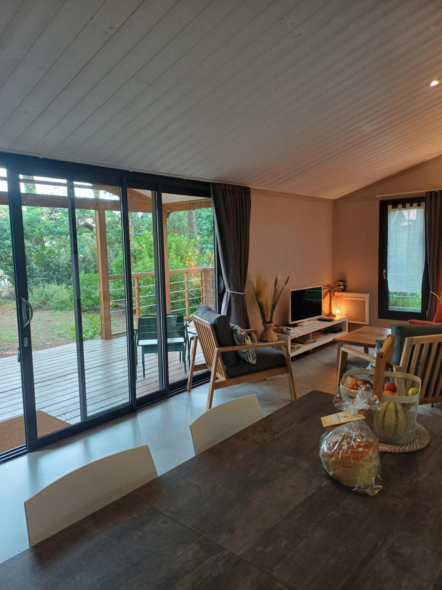 Chalet La Lande Ondres Bagian luar foto