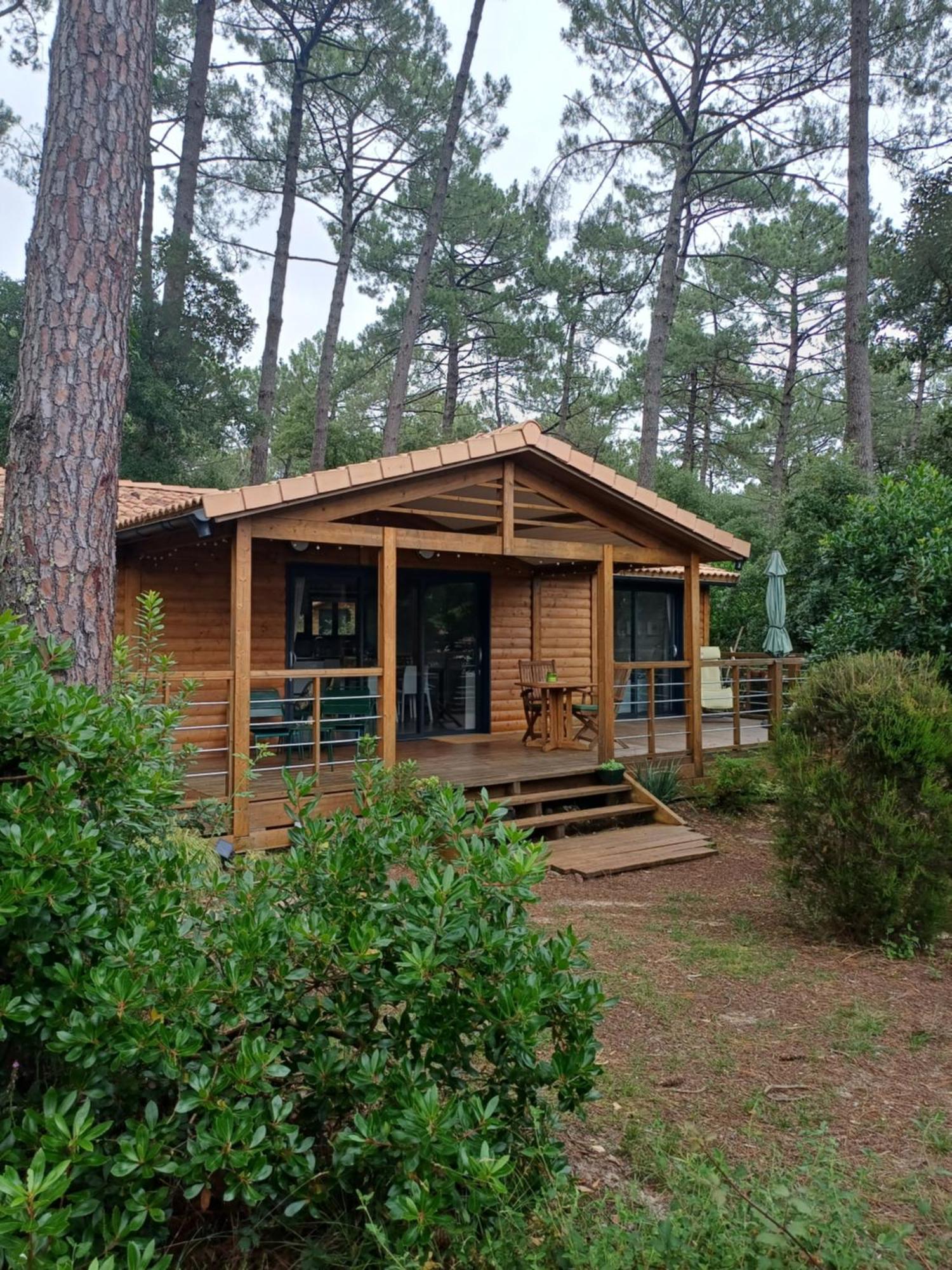 Chalet La Lande Ondres Bagian luar foto